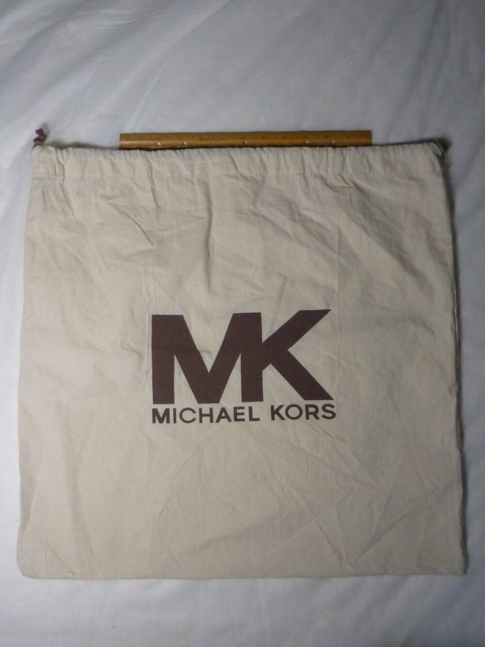 Authentic Michael Kors Large 20"x20" Cotton Canvas Handbag Dust Bag